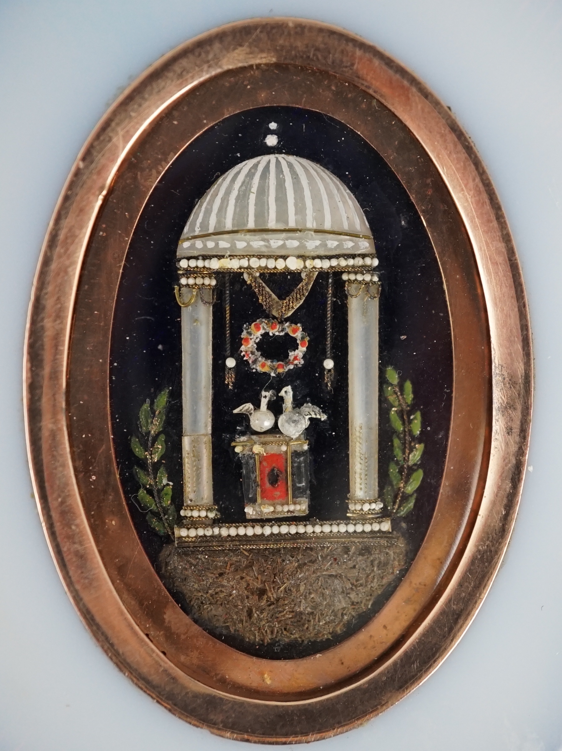 Attributed to N. Freese (British, active 1794-1814), Portrait miniature of a lady, oil on ivory, 6.5 x 5.3cm. CITES Submission reference DPWH5JDK